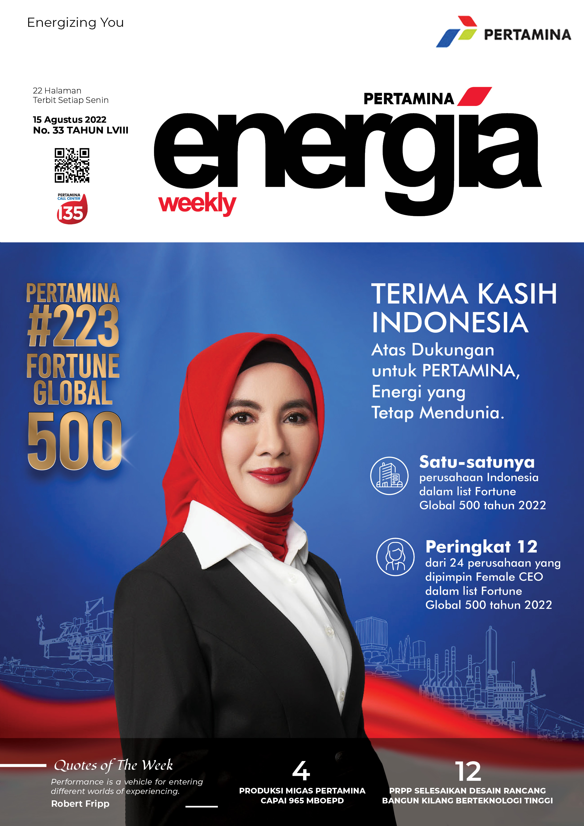 Energia Weekly 3rd Week of August 2022