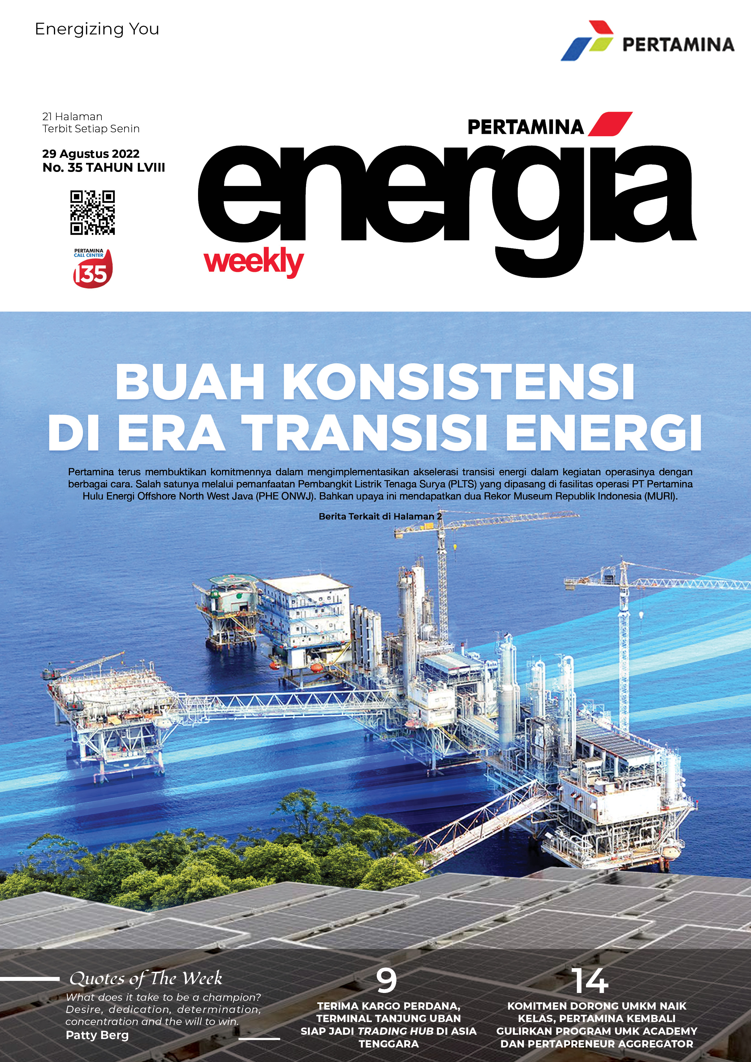 Energia Weekly 5th Week of August 2022